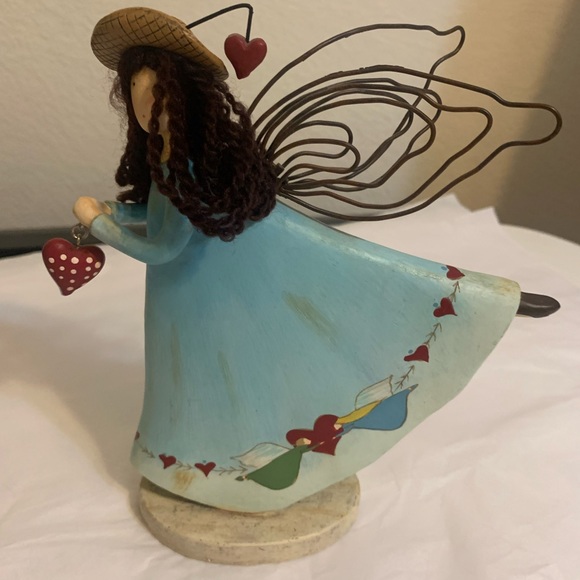 Vintage girl dancer by Russ Handpainted Angel Figurine - Peace & Plenty. - Picture 6 of 8